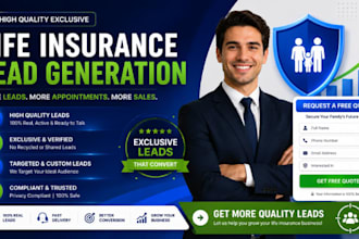 generate high quality insurance leads and sale funnel for your business