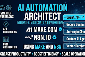 integrate ai model openai gemini make n8n automated workflow crm