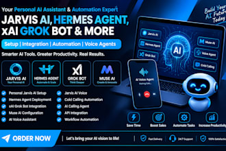 personal jarvis ai hermes agent xai grok bot muse cold calling jarvis ai voice