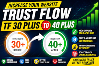 increase your website trust flow with high quality