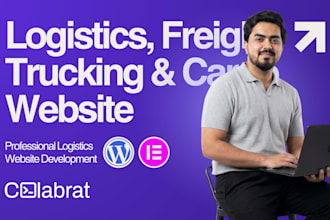 build logistics, trucking, cargo, freight brokerage website with wordpress