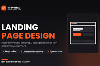design a high converting landing page and sales page