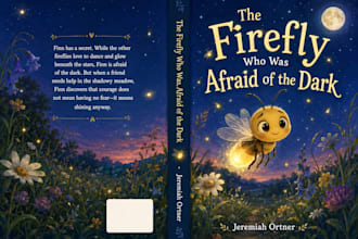 design a beautiful childrens book cover for amazon KDP or print