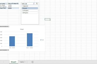 do expert excel data analysis and automated dashboards