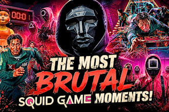 design eye catching netflix series and movie youtube thumbnails