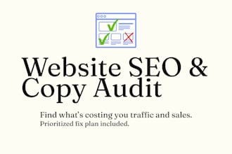 audit your website for SEO and marketing issues