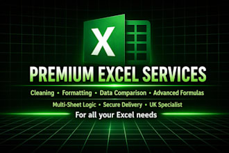 clean, organise and analyse your excel data