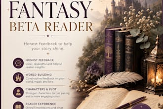 beta read your fantasy novel