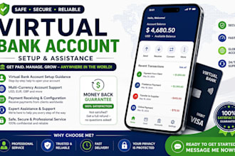create verified virtual bank accounts
