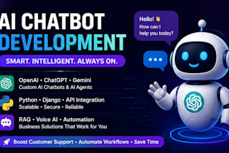 build ai chatbot using openai chatgpt gemini or custom llm
