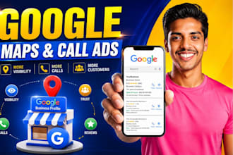 setup gmb google maps ads and call only ads for local business