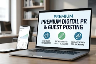 provide digital PR placements and niche specific guest blogging for SEO backlink