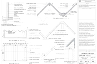 create professional architectural working drawings and construction detail