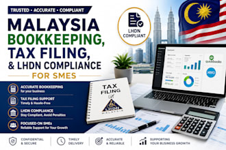 handle malaysia bookkeeping, tax filing, and lhdn compliance for smes