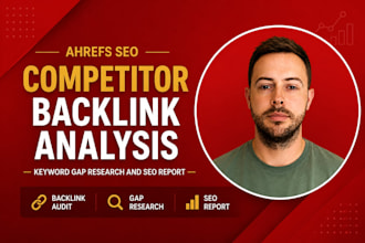 do ahrefs competitor backlink analysis, keyword gap research and seo report