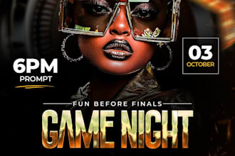 deisgn an eyecatching flyer for your event