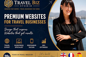 a professional travel and tourism website