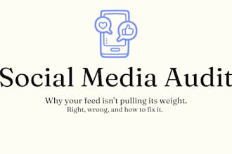 audit your social media accounts
