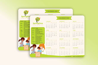 create a custom calendar design