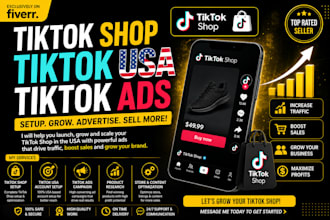 create USA tiktok shop, tiktok shop manager for US tiktok shop setup