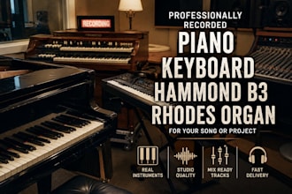 record piano keyboard hammond b3 rhodes organ for your music