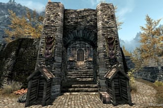 make skyrim or fallout 4 mod, armor, weapon or port game asset, ffxiv armor