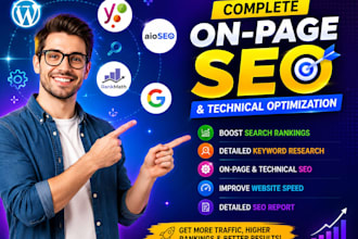 do perfect on page SEO and technical optimization for wordpress website