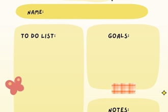 create a printable daily planner template