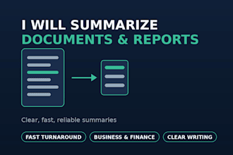 summarize documents and articles quickly