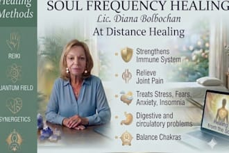 provide frequency healing sessions from the soul