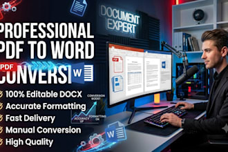 convert PDF to word and word to PDF professionally