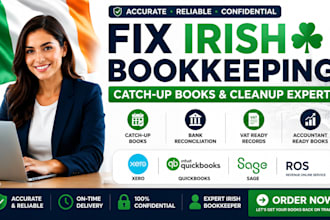fix irish bookkeeping xero quickbooks sage vat ros catch up books