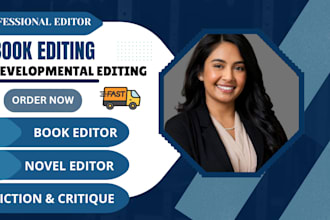 be the developmental editor for fiction novel
