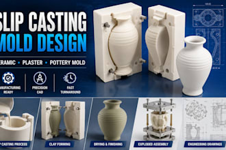 design slip casting plaster mold ceramic mold and ceramic mold for manufacturing