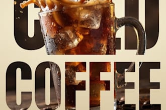 design attractive coffee poster flyer