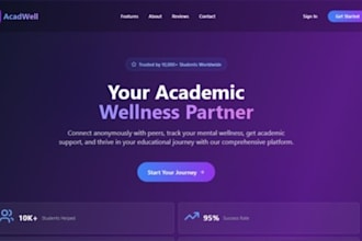 build a creative user friendly website