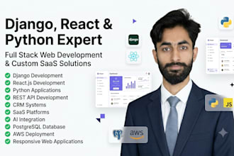 do python django flask fastapi custom website development