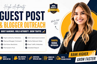 publish guest post with dofollow backlink on high da guest post sites