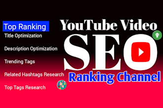 do youtube video SEO  advanced optimization
