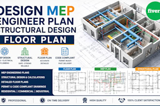 design mep engineer plan structural design floor plan in ohio, maine, kentucky