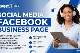 create and setup a professional facebook business page