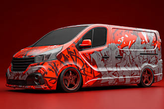 do car warp design, all car design, racing car warp design