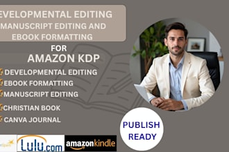 do book formatting, book layout design, and kindle formatting