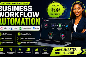automate your business workflow using n8n, apis, google sheets and CRM