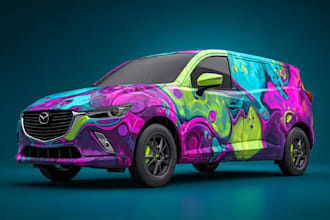 do car warp design, all car design, racing car warp design