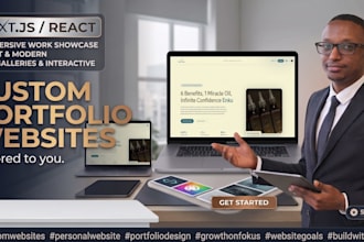 build a custom portfolio website to showcase your work