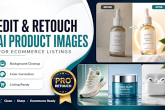 edit and retouch ai product images for ecommerce listings