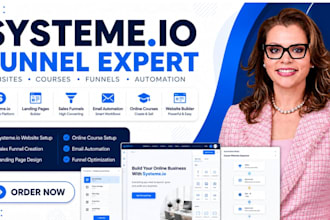 create systeme io landing page systeme io website expert systeme io sales funnel
