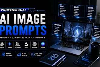 create premium ai image prompts for gemini, midjourney and flux