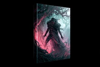 do a professional sci fi fantasy cover for your book